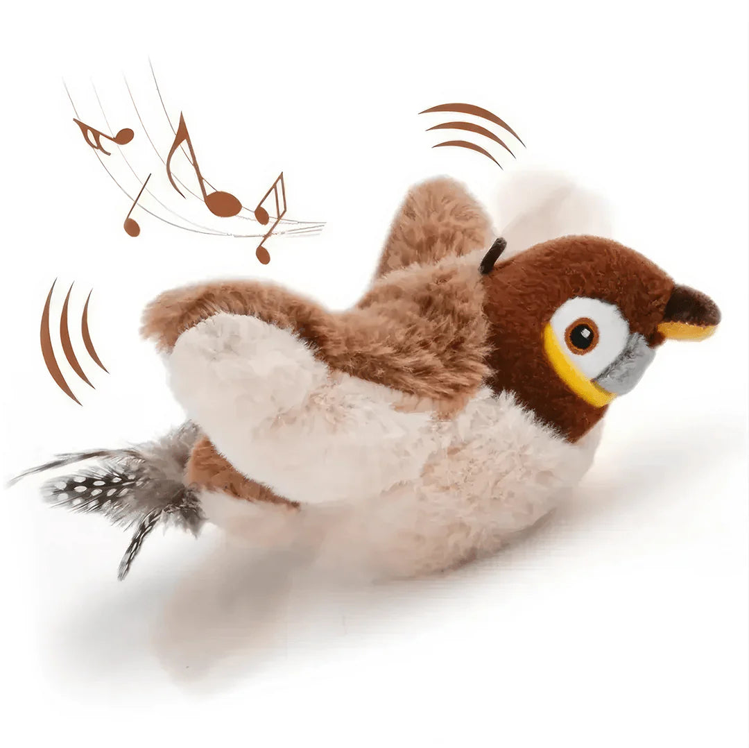 FlappySparrow™ Interactive Catnip Bird Toy