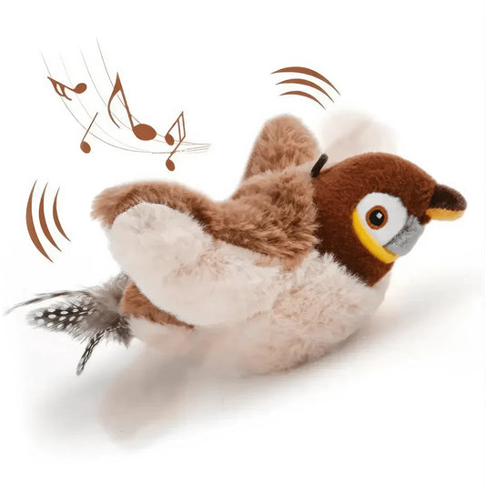 FlappySparrow™ Interactive Catnip Bird Toy